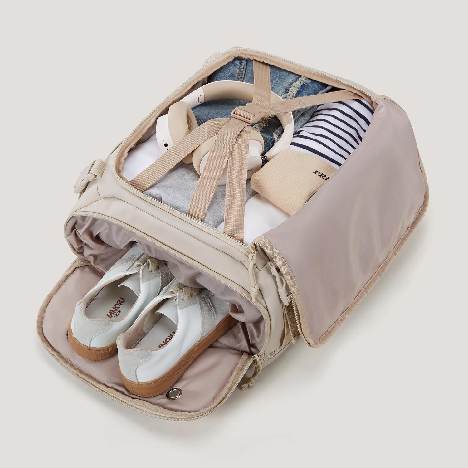BAGSMART sac à dos de voyage grande capacité sac à dos de Compression sous vide femmes 15.6 pouces p