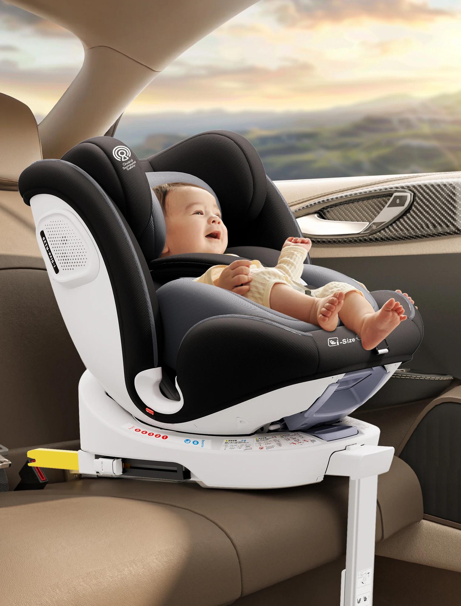 Siège auto bébé AP03 KL005, siège enfant pivotant à 360°, ISOFIX ECE, 40-150 cm, 0-12 ans, 9-36 kg,