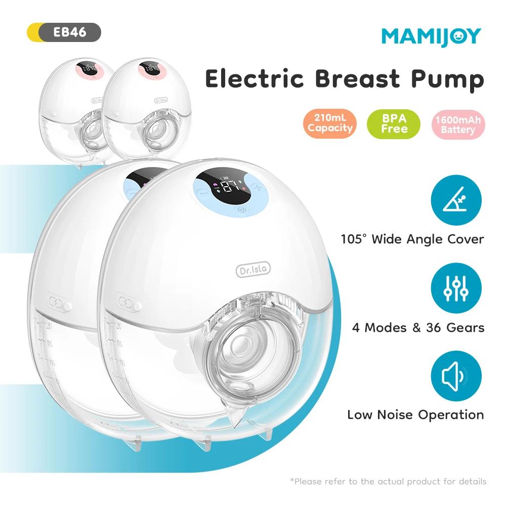 Tire-lait électrique portable MAMIJOY 4 modes 36 niveaux - Collecteur lait mains libres silencieux