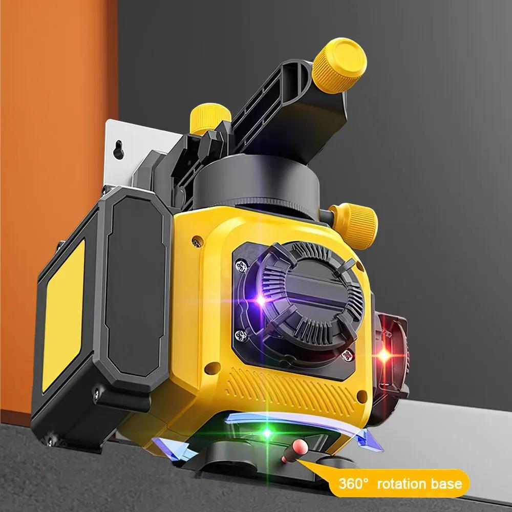 Professional 16 Lines 4D Laser Level Automatic 360° Horizontal & Vertical Powerful Lines Laser Level