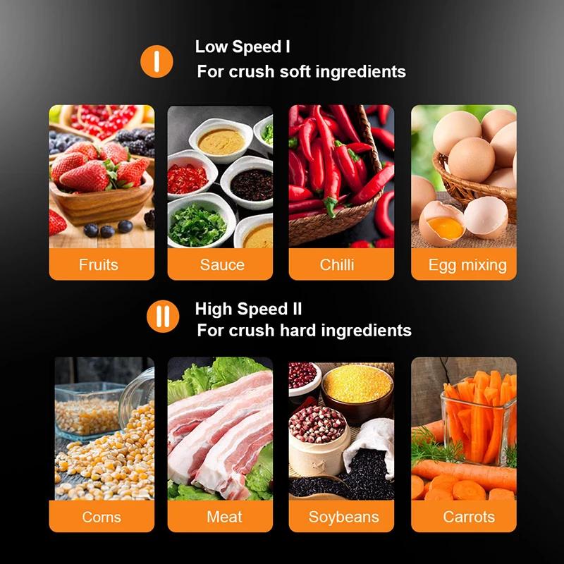 Hachoir à viande électrique 2L, robot culinaire, hachoir en acier inoxydable, Machine légère de cuis