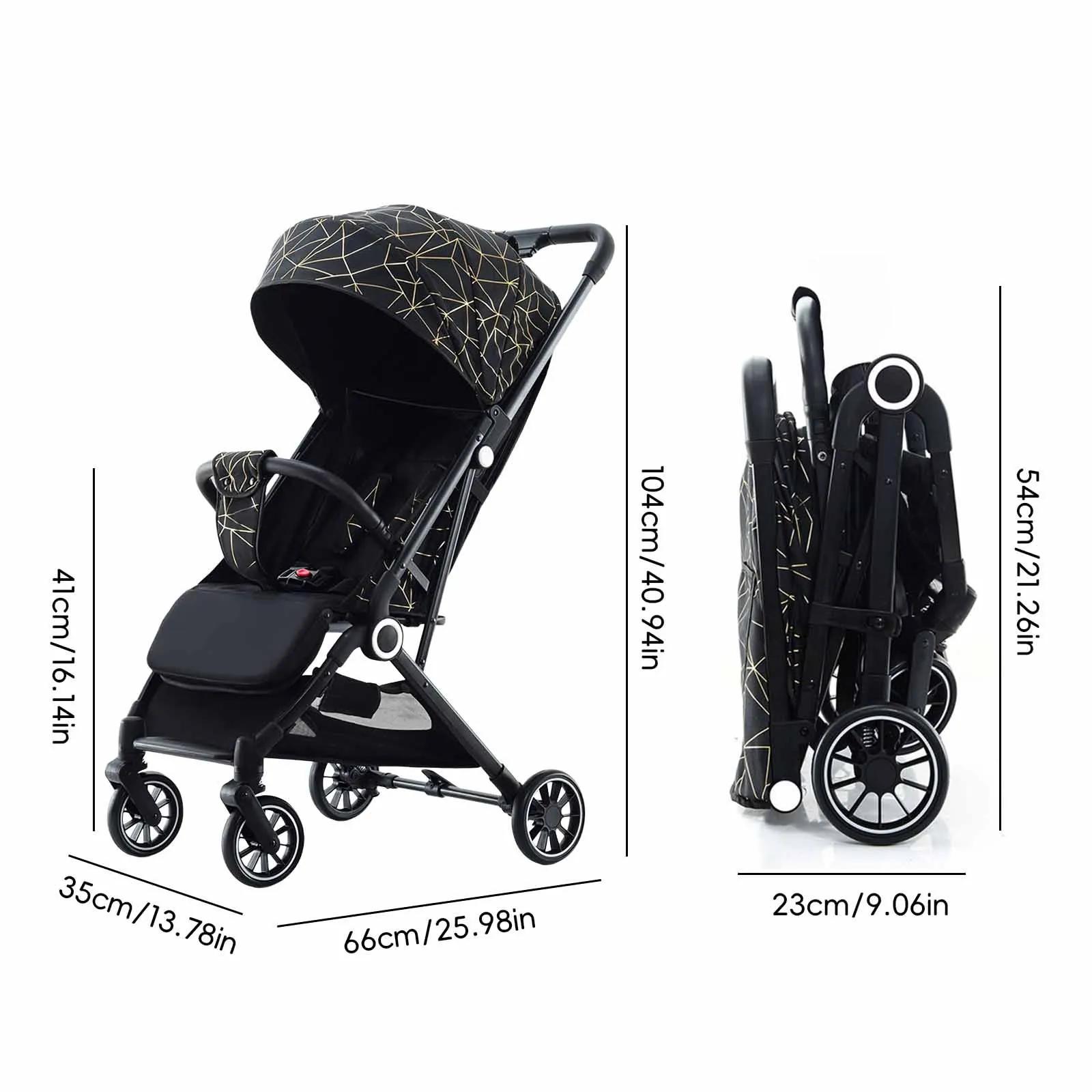 Poussette bébé landau bébé voitures poussettes à quatre roues pour bébé poussette poussettes légères