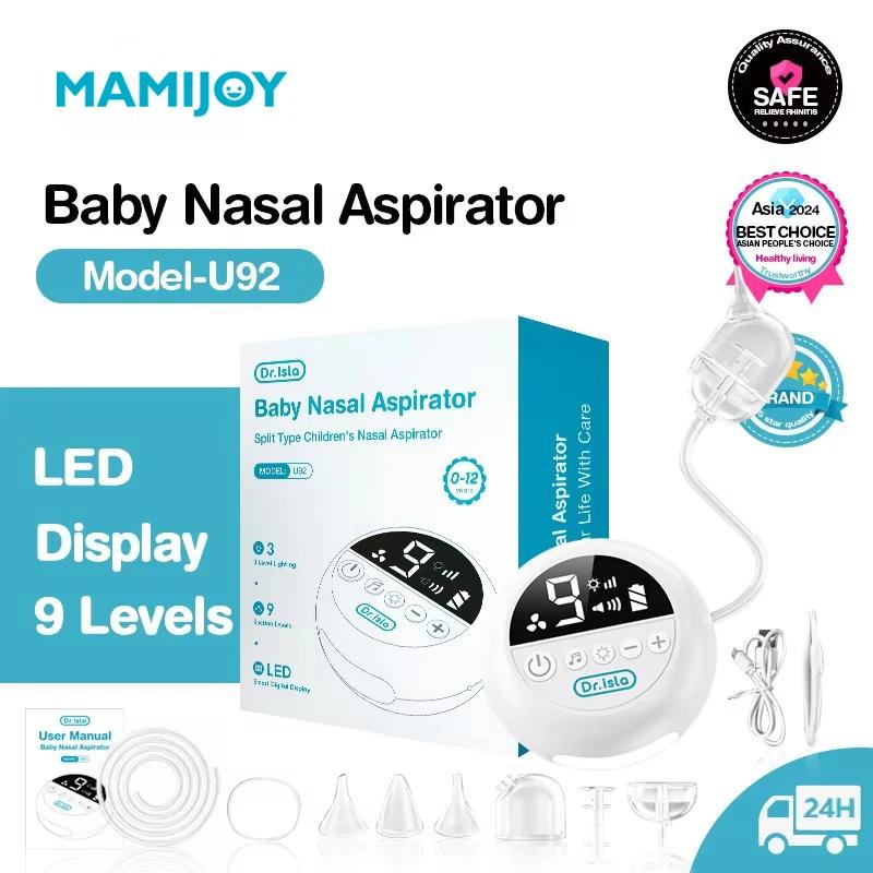 Aspirateur nasal électrique MAMIJOY pour bébé avec musique lumière nocturne rechargeable