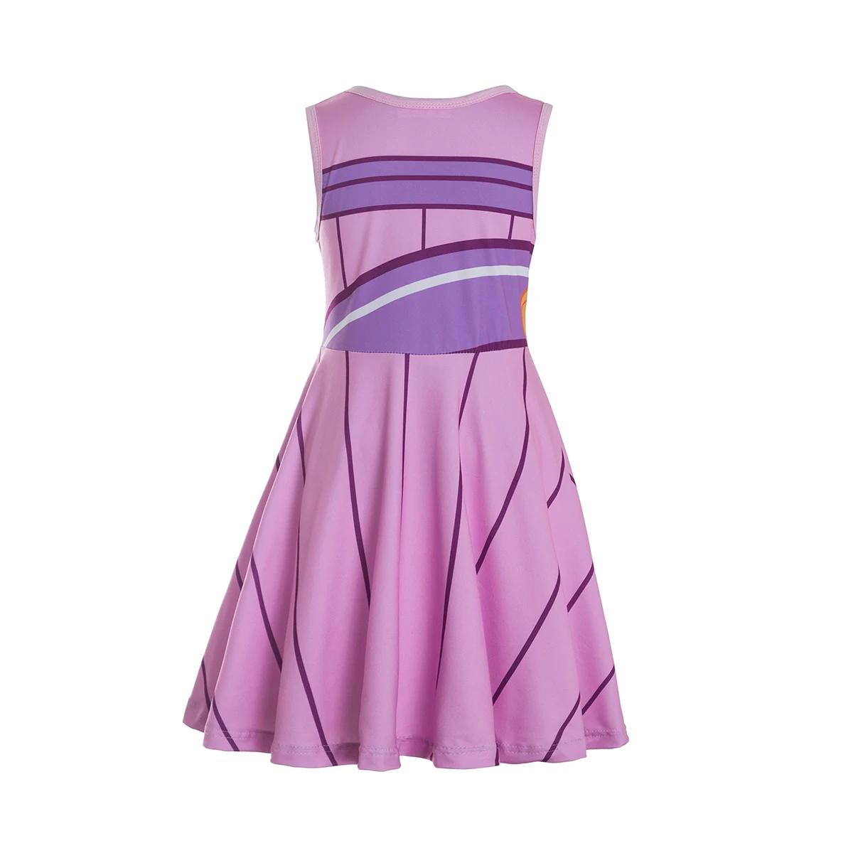 Robe cosplay Princesse Megara Meg - Costume grécien violet inspiré par Hercules Disney