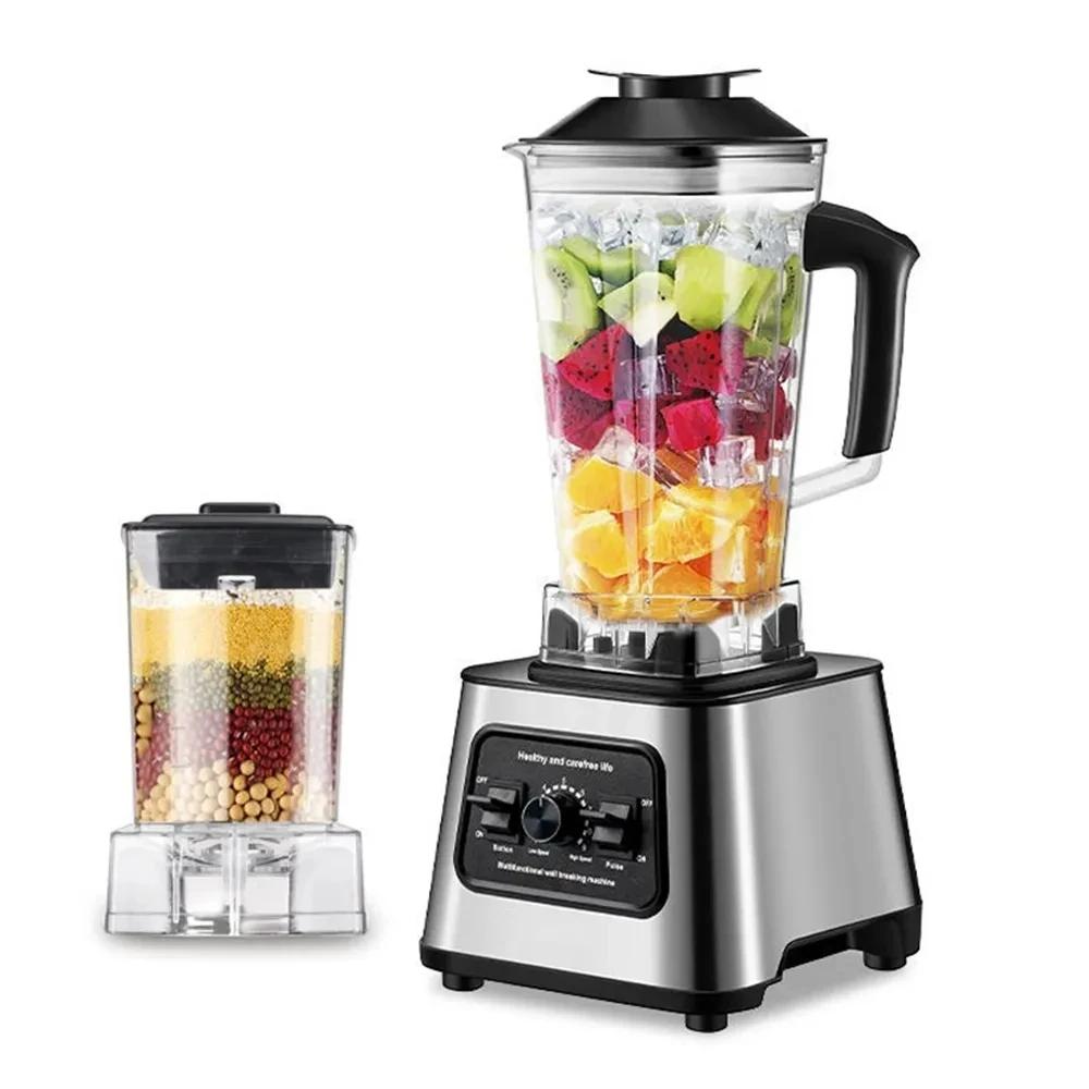 Mélangeur puissant 6000W, presse-agrumes, mélangeur de Table, récipient de 2,5 l, robot culinaire, m