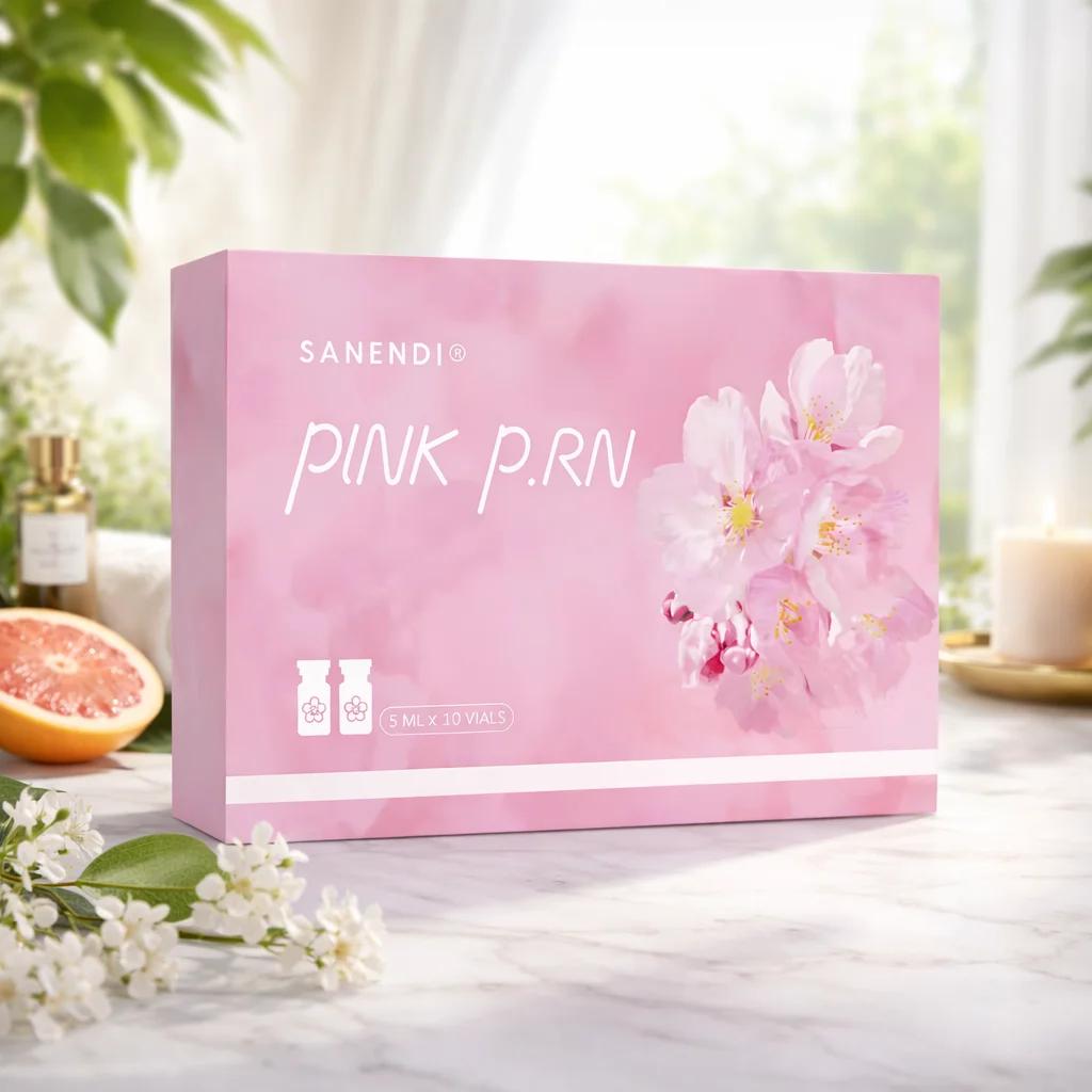Sanendi Pink PDRN Serum Cocktail Soin Visage Essence Liquide Solution Lissante Soin Coréen pour la P