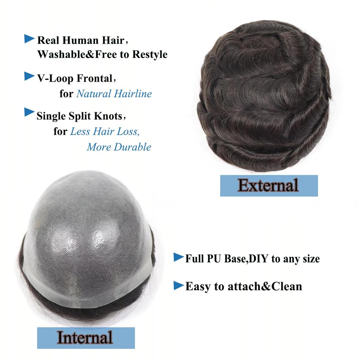 Toupet de peau fine, cheveux naturels, naissance des cheveux naturelle, prothèse capillaire à Double