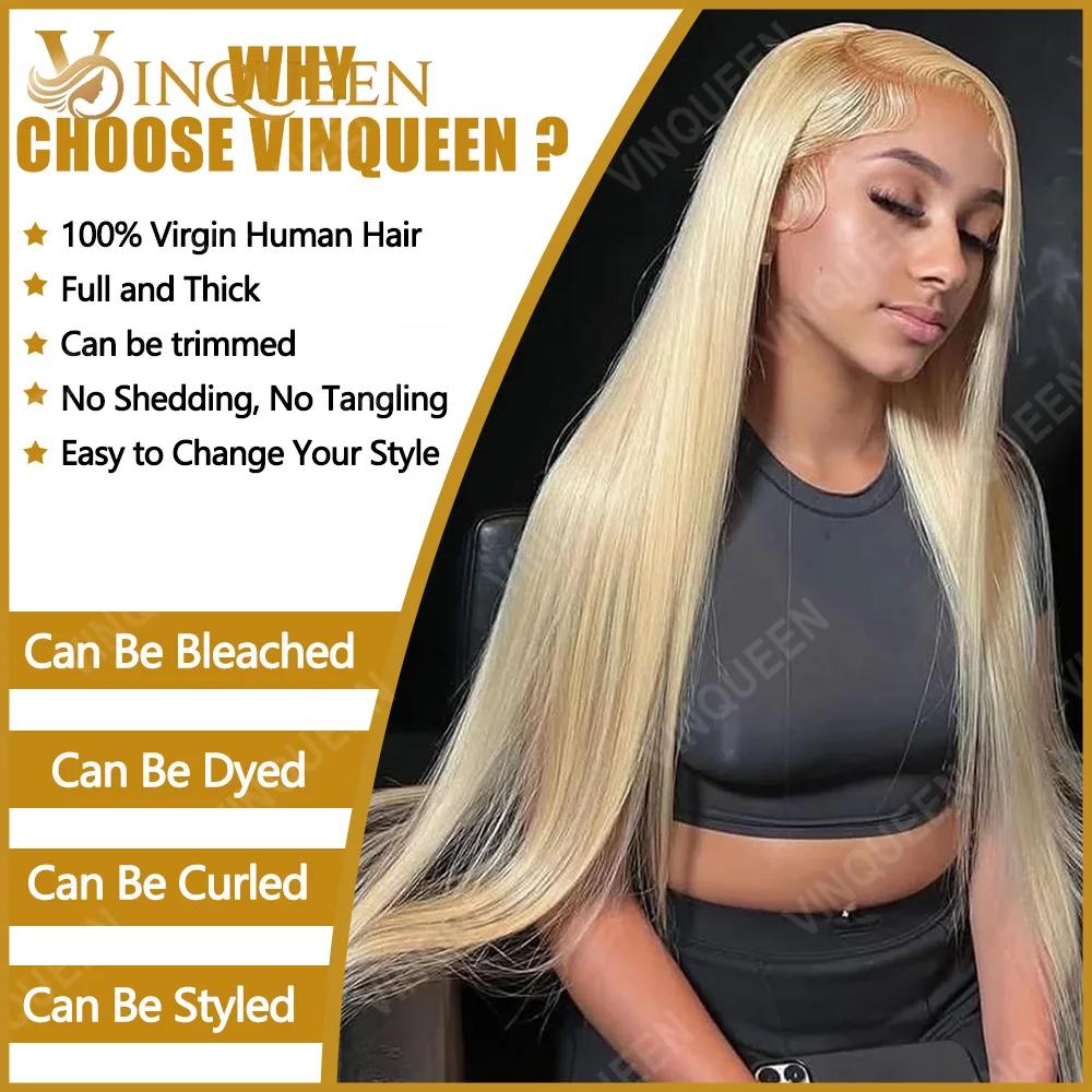 1/3/4 pièces 613 blonds cheveux humains paquets de cheveux humains droits brésilien Remy Extension T
