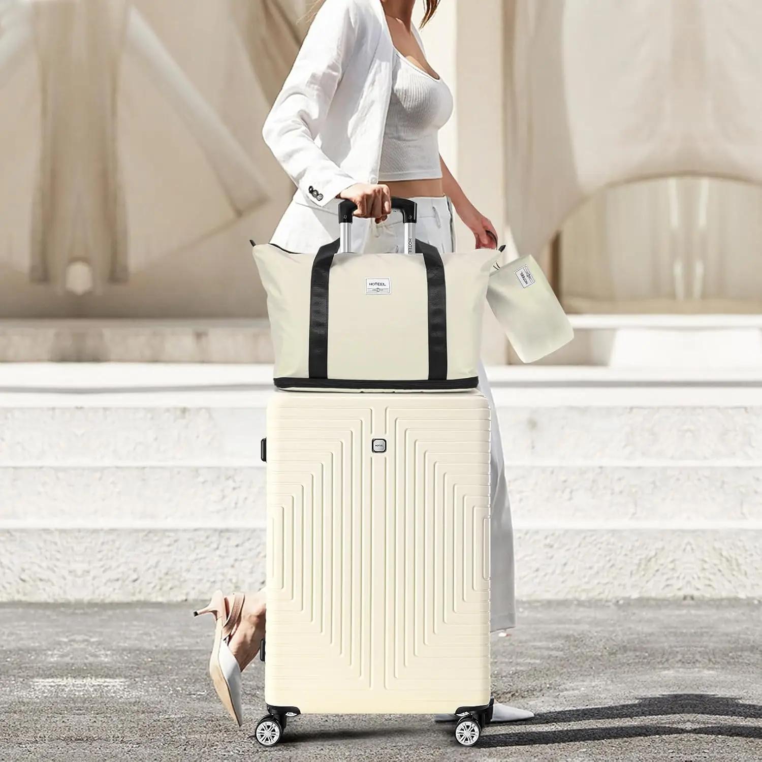 Ensemble de bagages 3 pièces, valises à coque rigide, boîte d'emballage de voyage avec roue, serrure