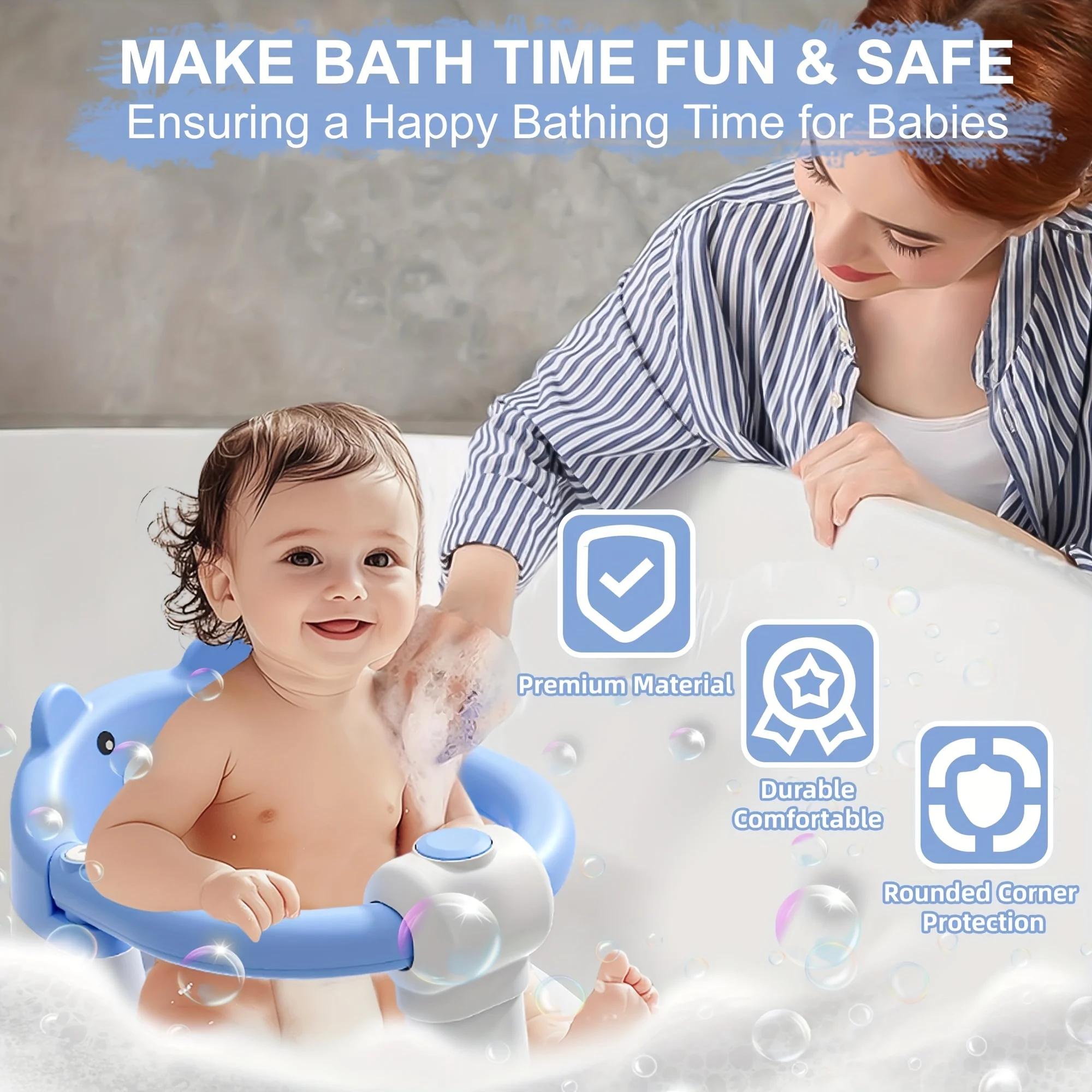 Siège de bain pour bébés de 6 mois et plus, sièges de bain pour tout-petits pour bébés assis, chaise