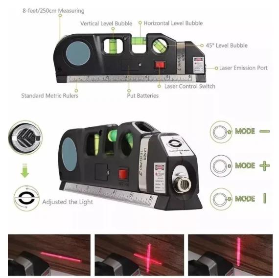 Niveau laser professionnel, niveau Trena Pro3, étapes de Roi ation