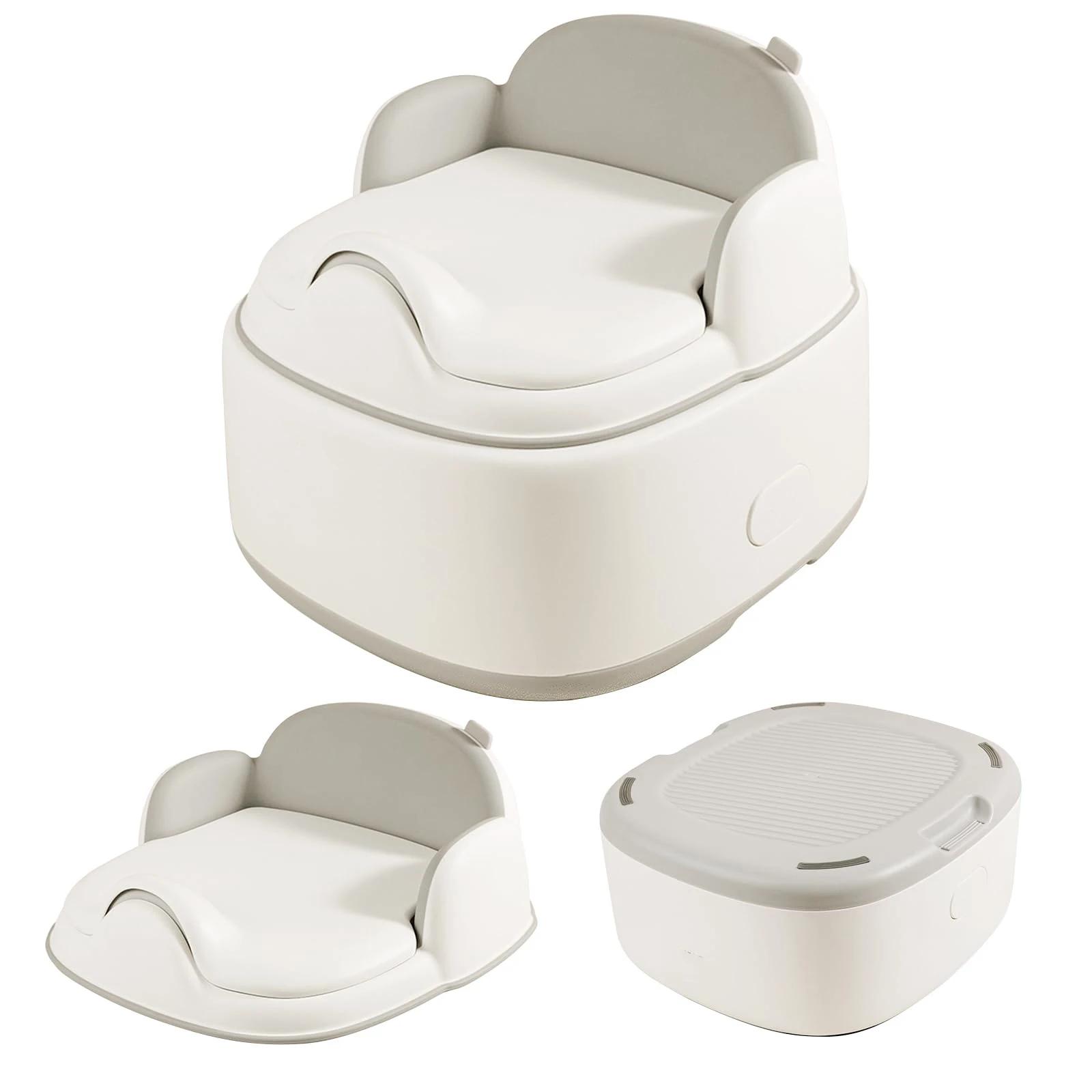 Ensemble de pot pour l'apprentissage de la propreté pour bébé 3 en 1 - Siège de pot avec marchepied