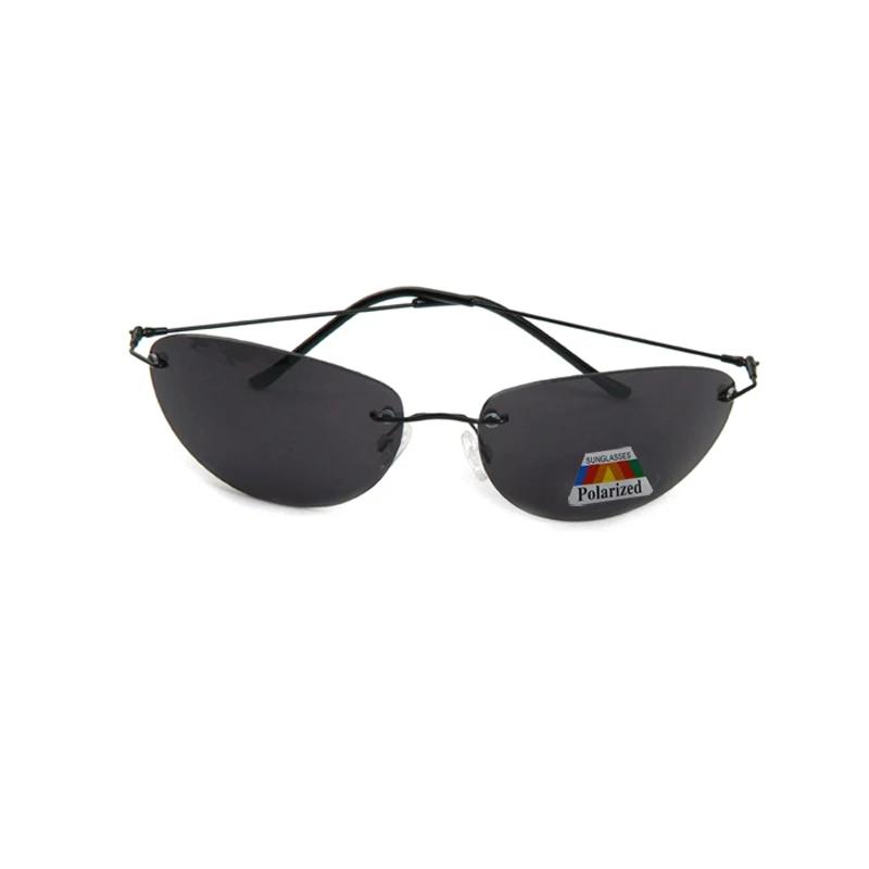Mise à niveau Cool Matrix Smith Style lunettes De soleil polarisées ultralégères sans monture hommes