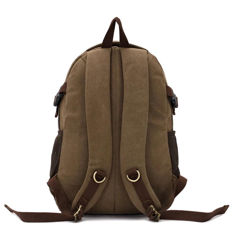 Sac à dos vintage en toile pour hommes, sac d'école, sacs de voyage pour hommes, sac à dos de voyage