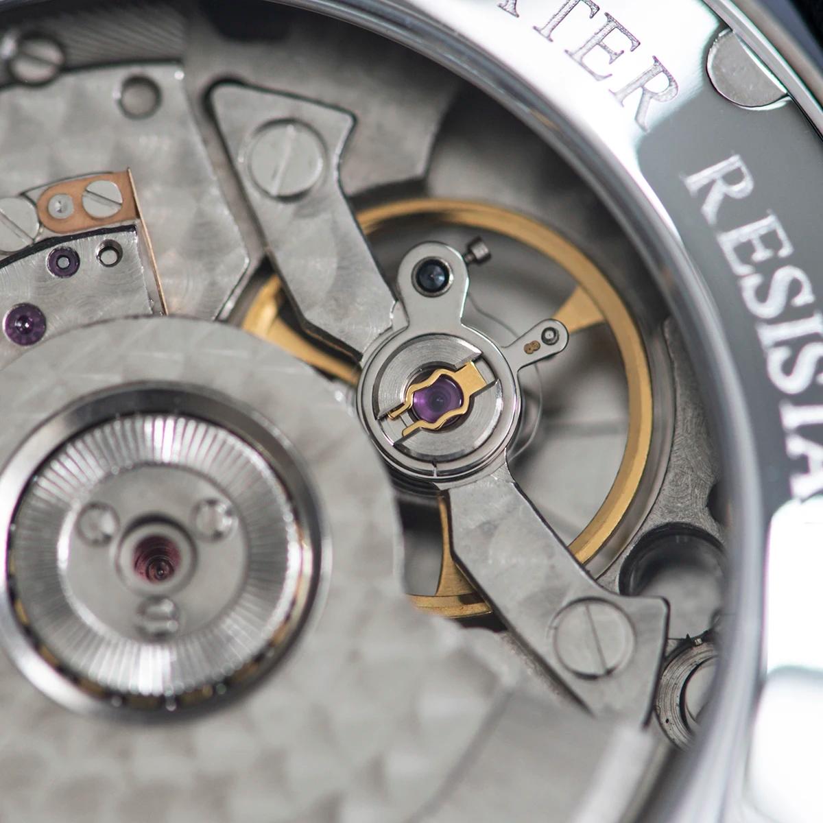 Sugess montre pour hommes édition limitée phase de lune boîtier en acier inoxydable 316L Tianjin ST2