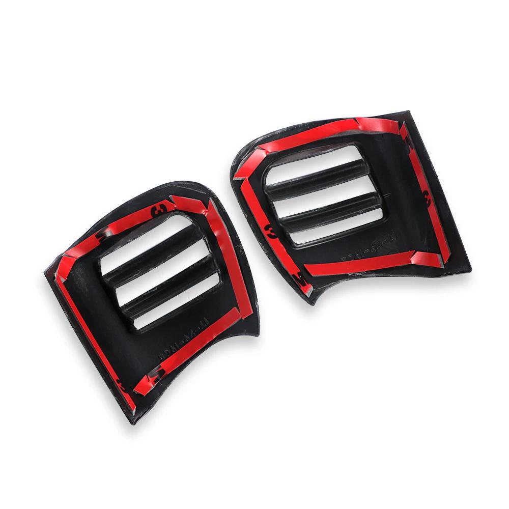 Couvercle de ventilation de voiture, coque de sortie, boîtier, autocollant en Fiber de carbone pour