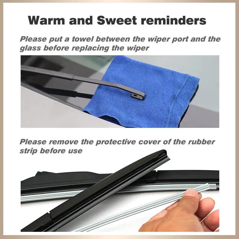 Pour mercedes-benz classe C W204 2009-2012 2010 2011 balais d'essuie-glace avant pare-brise brosse d