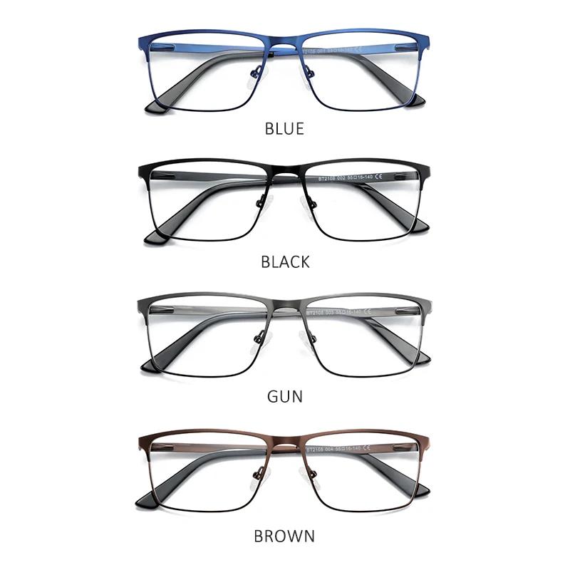 ZENOTTIC hommes alliage de titane lunettes optiques cadre mode mâle lunettes carrées ultraléger méta