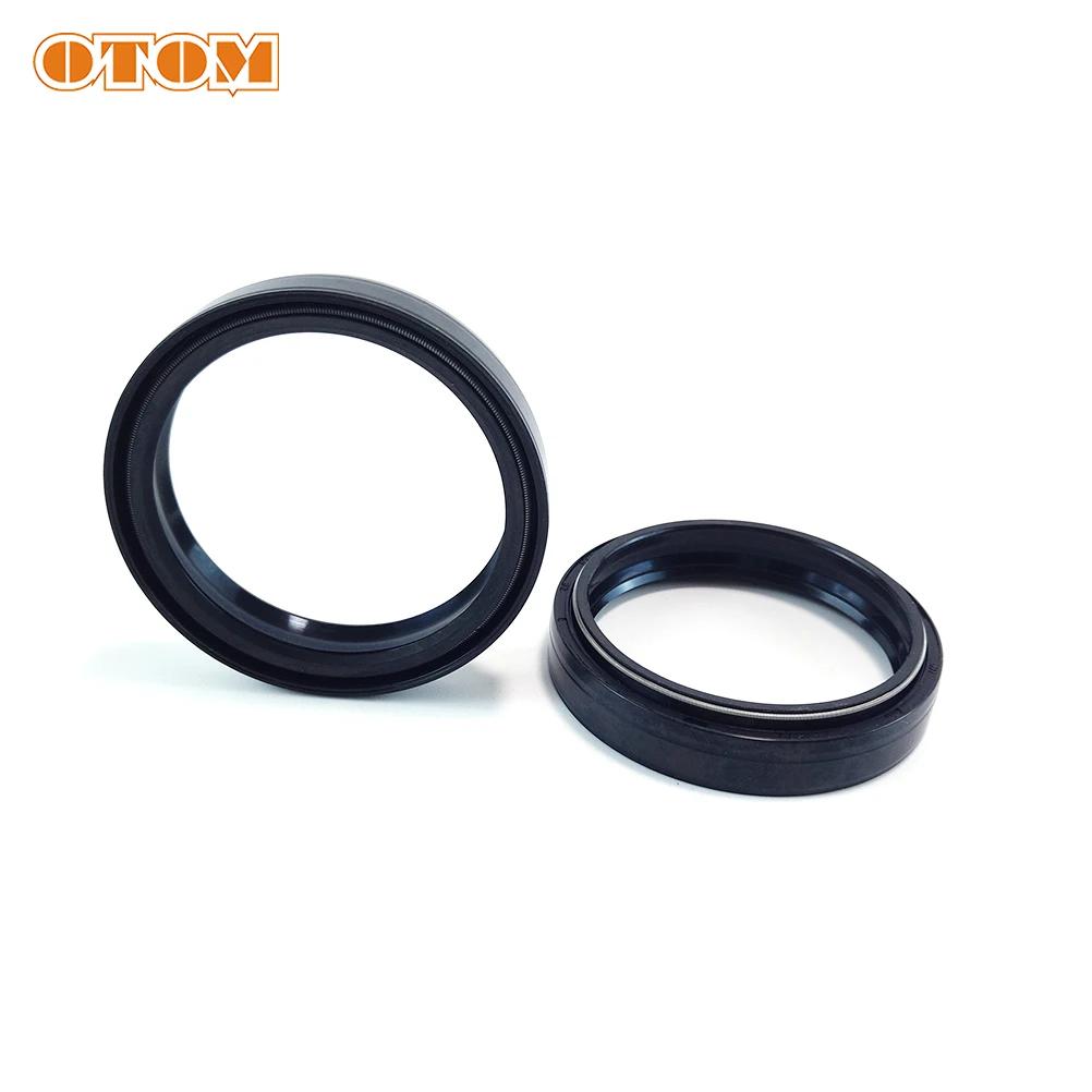 OTOM-Amortisseur de fourche avant de moto 48mm, joint d'huile, anneau scellé anti-poussière pour KTM
