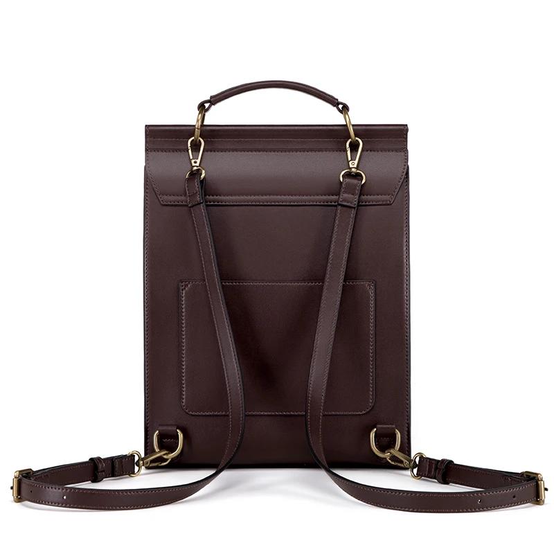 Cnoles femmes sacs à dos en cuir sac à main sacs à bandoulière femme Vintage voyage sac à dos décont