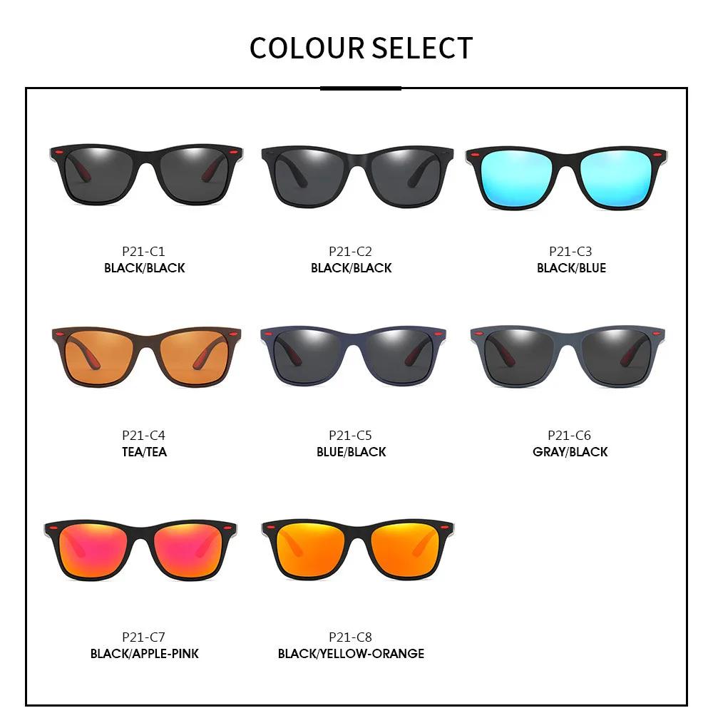 ZXWLYXGX classique lunettes De soleil polarisées hommes femmes marque Design conduite cadre carré lu