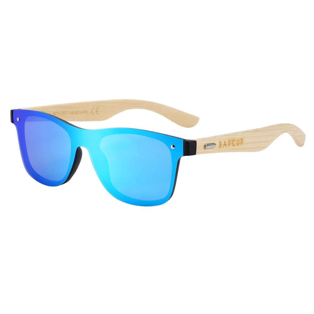 BARCUR lunettes en bois noir noyer lunettes de soleil accessoires lunettes femme/homme lunettes de s
