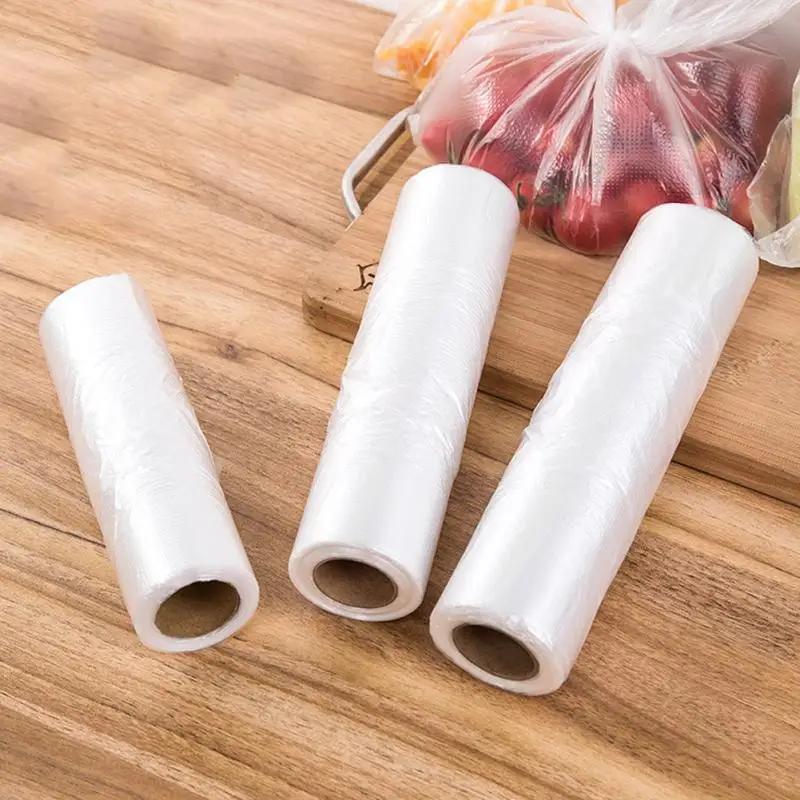 Sacs en plastique transparents pour conserver la fraîcheur, 100 pièces, sac de conservation des alim