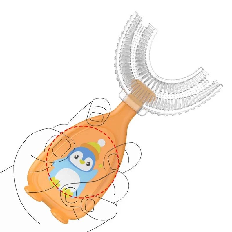 brosse a dent enfant santé du bébé brosse a dent en forme de u brosse a dent bebe Brosse à dents 360