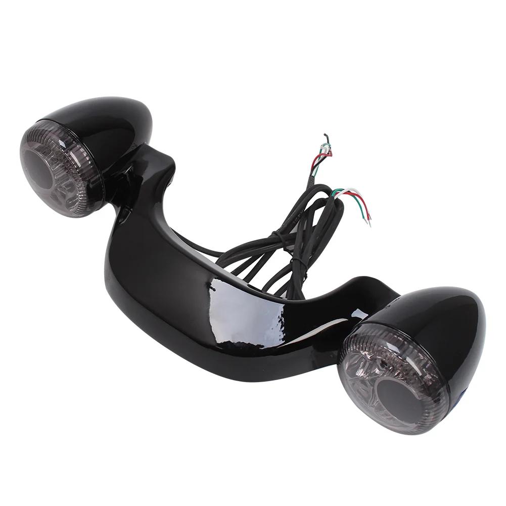 Clignotant arrière LED pour motos, barre lumineuse de stop, pour Harley Touring Street Road Glide CV