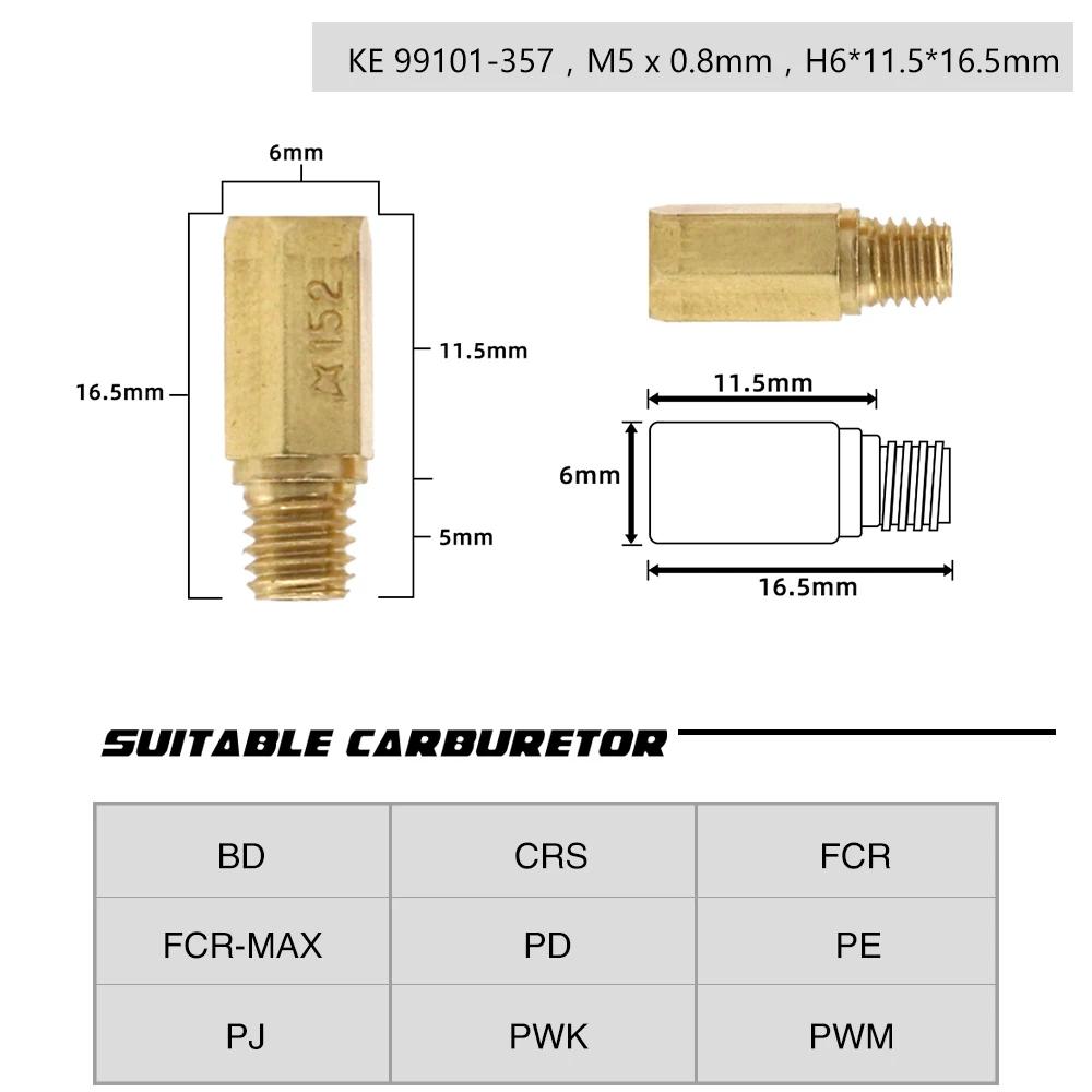 ZSDTRP 20 pièces carburateur principal/lent pilote Jet ensemble de remplacement pour PWK PWM PE 24 2