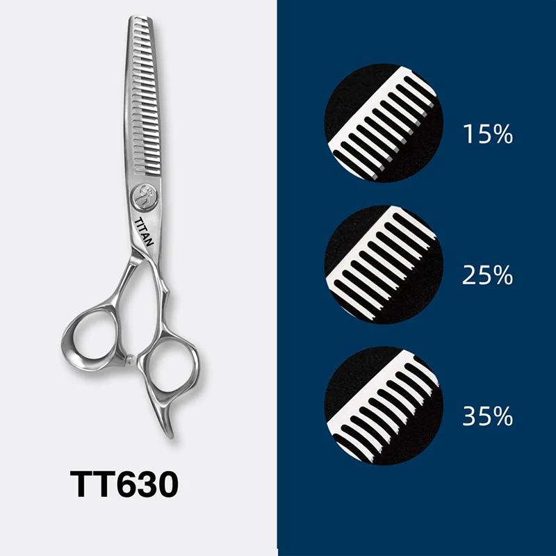 Titan 5.5/6/6.5/7.0 pouces coupe bien coiffure ciseaux de coiffeur professionnels pour cheveux