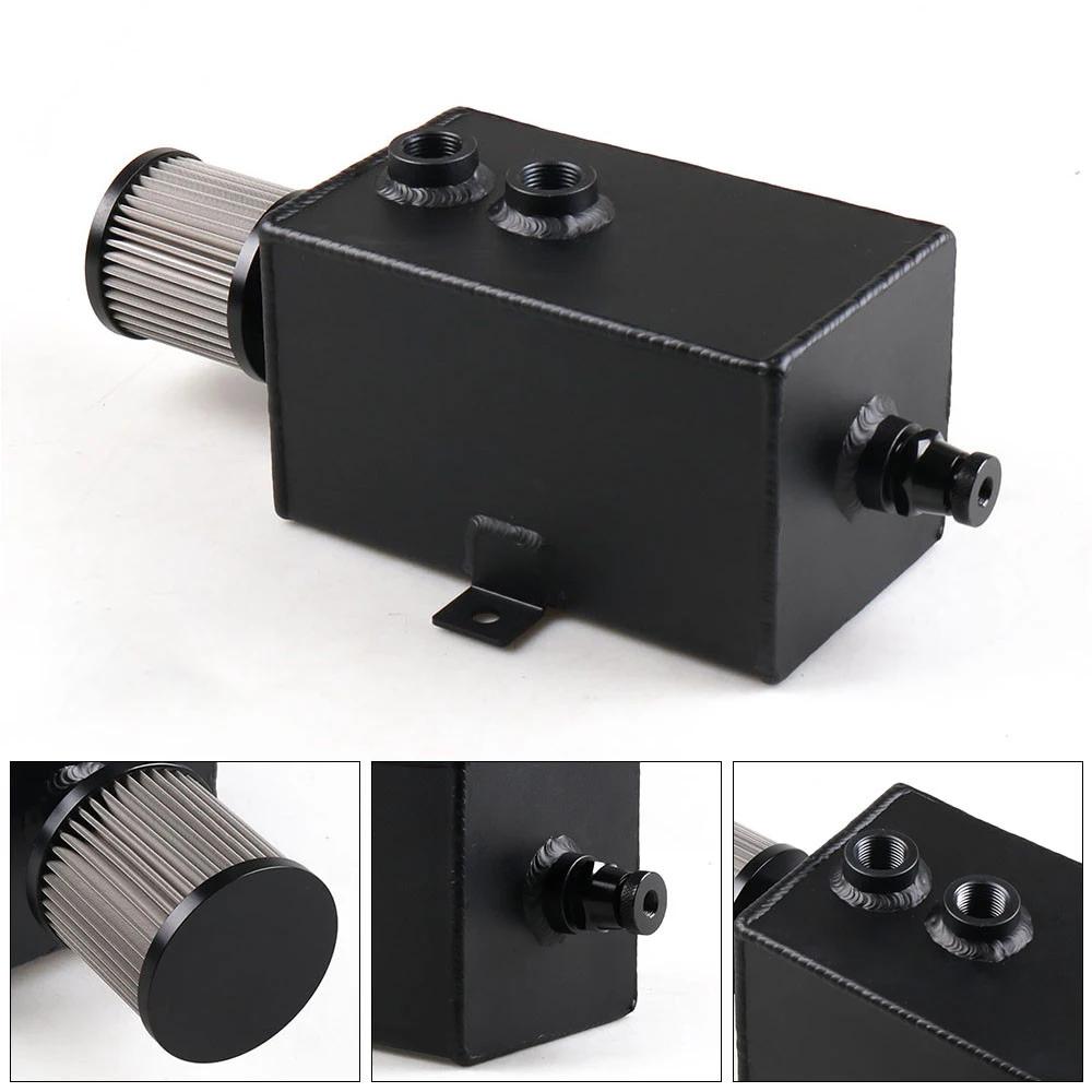 Réservoir universel de récupération d'huile en aluminium pour voiture, 1l/2l, déflecteur 10AN avec r