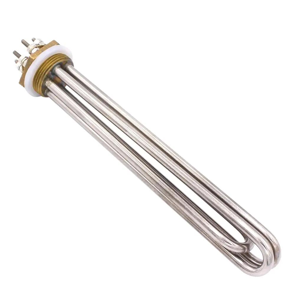 DERKm D-Chauffe-eau à immersion tubulaire, filetage Chr32, 152, 24V, 48V, 36V DC, 600W, 900W, 1200W,