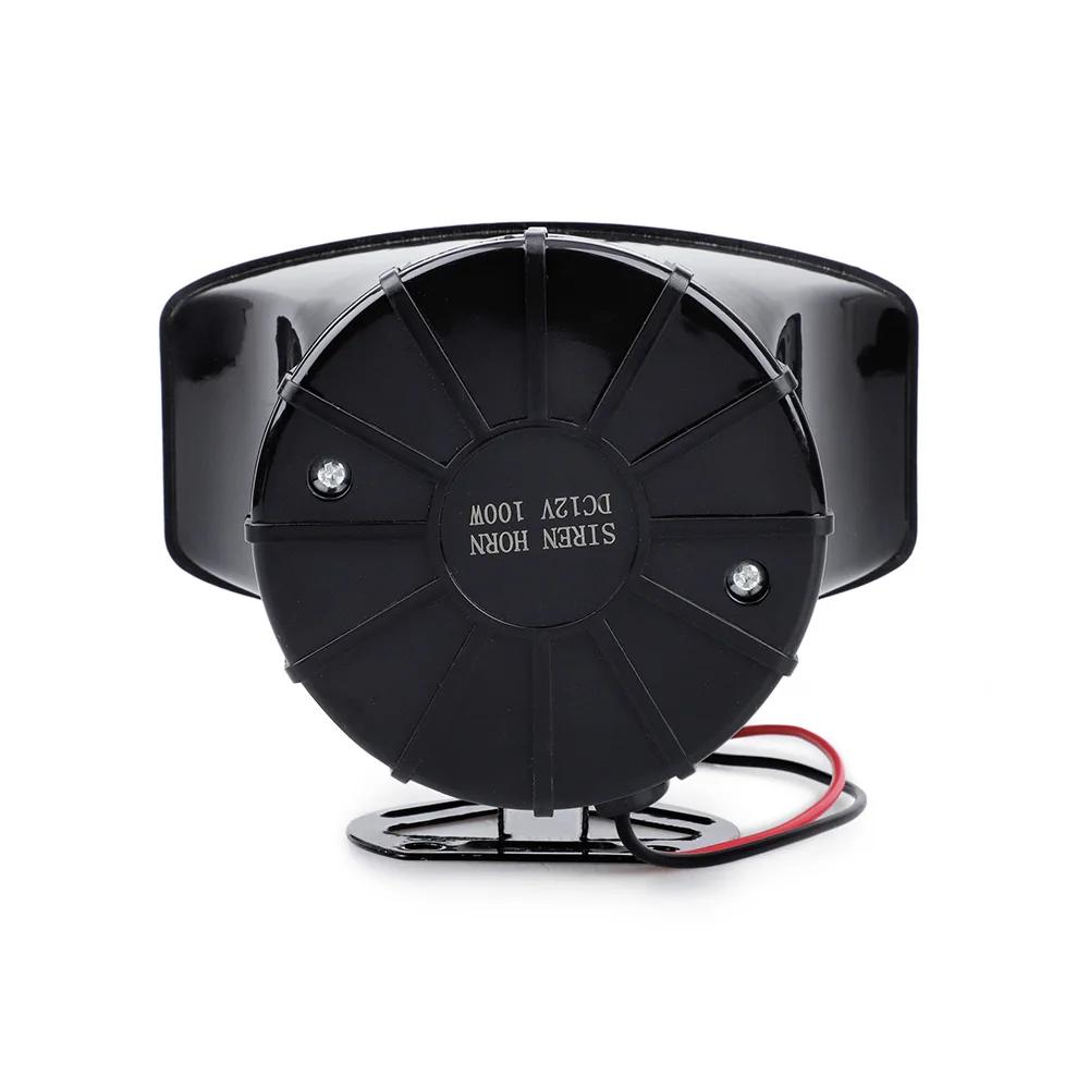 Accessoires de voiture 12V 7 sons haut-parleur 130dB sirène électronique sans fil forte alarme d'ave