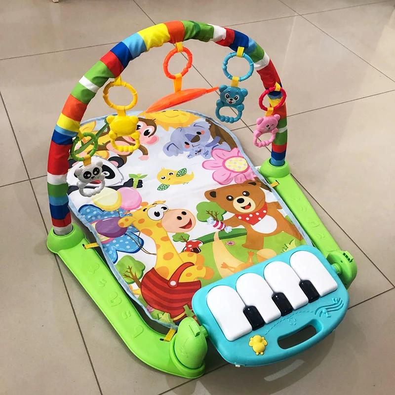 Tapis de jeu pour bébé, support de musique, tapis de jeu pour enfant, Puzzle, clavier de Piano, tapi