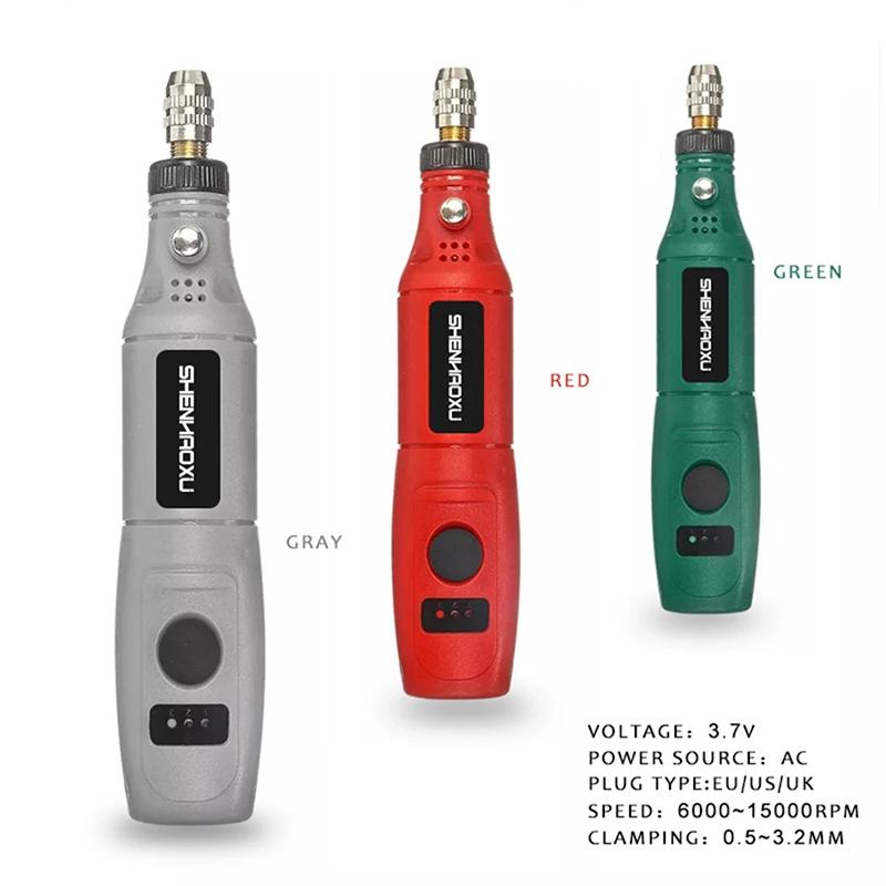 Mini perceuse électrique 100V ~ 240V, outils électriques, broyeur multifonctionnel, stylo de gravure