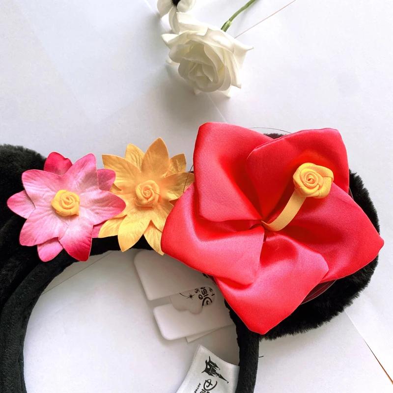 Bandeau oreilles Mickey Minnie Disney paillettes - Accessoire Cosplay Disneyland fille adulte enfant