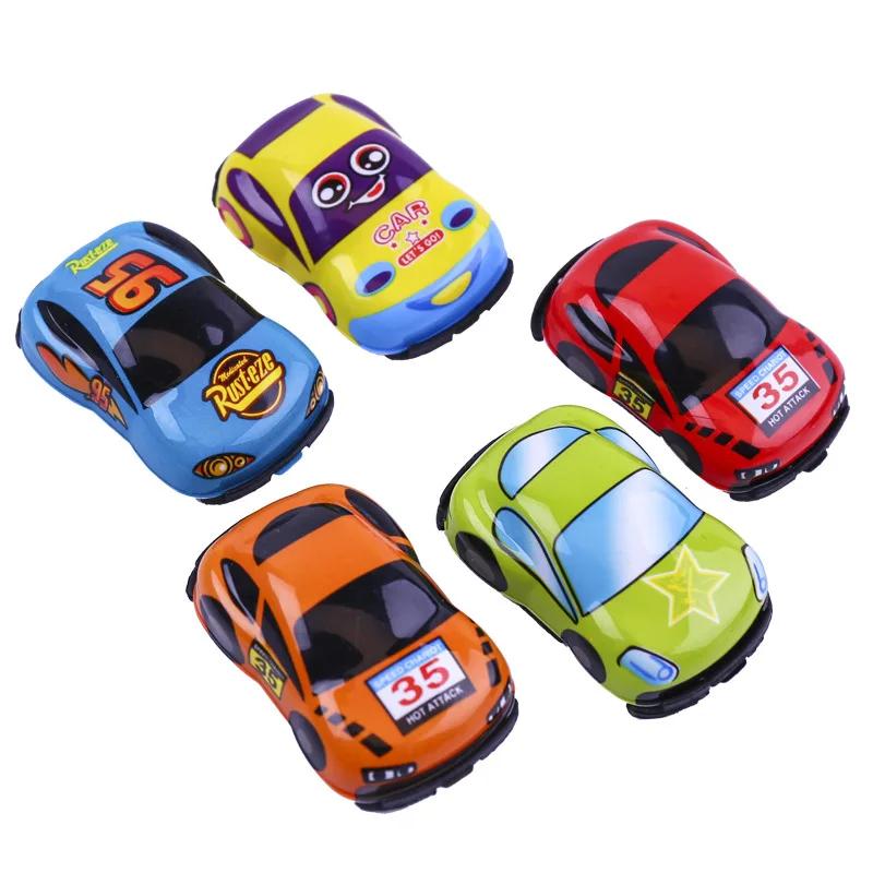 20 pcs/lot jouets de bande dessinée mignon en plastique tirer vers l'arrière voitures avion jouet vo