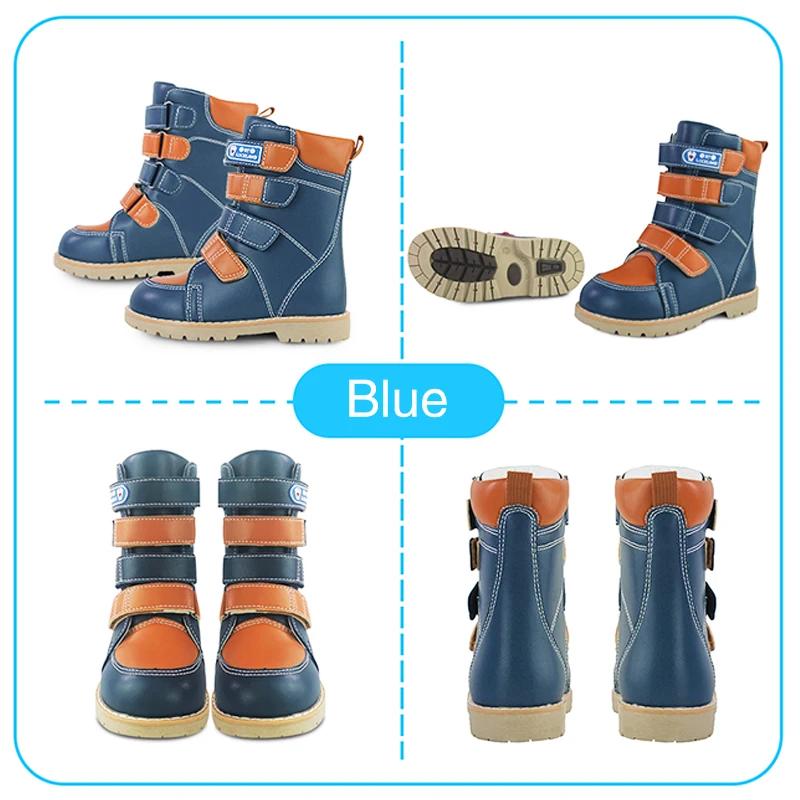 Ortoluckland enfants chaussures filles bottes orthopédiques enfants garçons haut luxe Clubfoot Tipsi