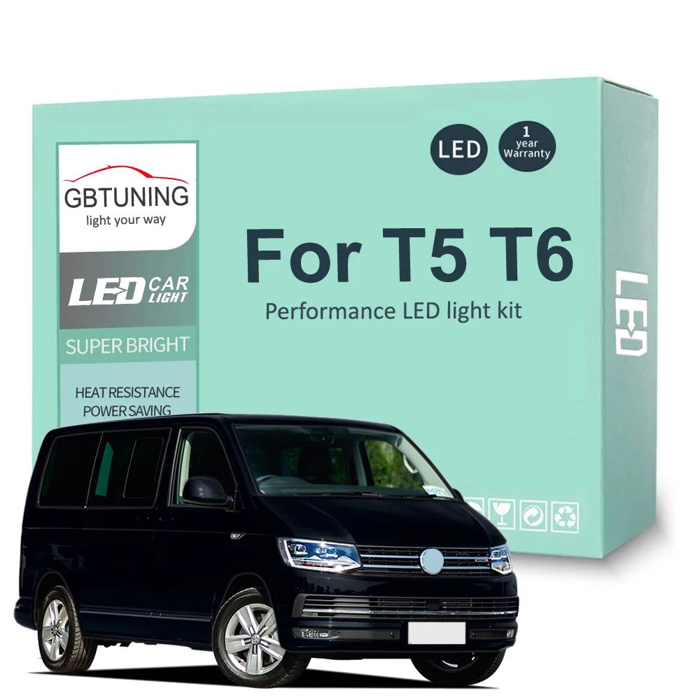 Kit d'ampoules LED pour l'intérieur de la voiture, lampe Canbus pour Volkswagen, VW Multivan, Carave