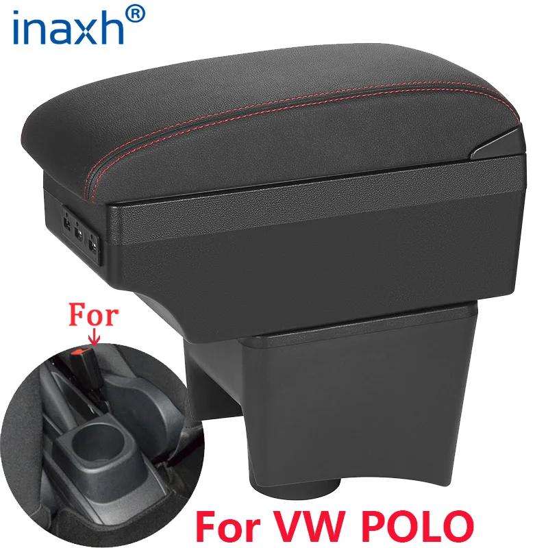 Accoudoir de voiture pour Volkswagen POLO, nouveau, pour VW POLO Mk5 6R Vento, boîte de rangement de