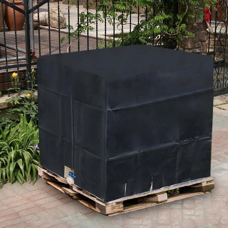 Housse de protection noire anti-poussière pour fourre-tout IBC, 275 gallons, pour réservoir d'eau IB