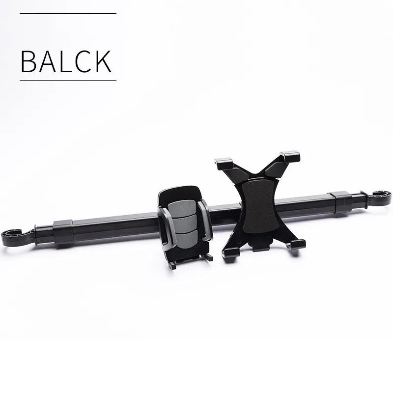 360 ° Support de siège de téléphone de voiture, support d'oreiller arrière, supports rotatifs deux