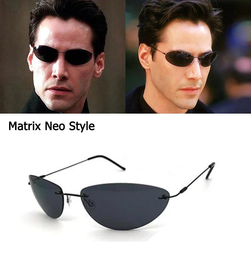 Mise à niveau Cool Matrix Smith Style lunettes De soleil polarisées ultralégères sans monture hommes