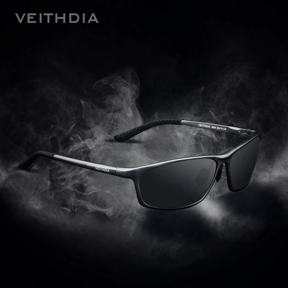 VEITHDIA lunettes de soleil polarisées Vintage pour hommes femmes UV400 Sport lunettes de conduite e