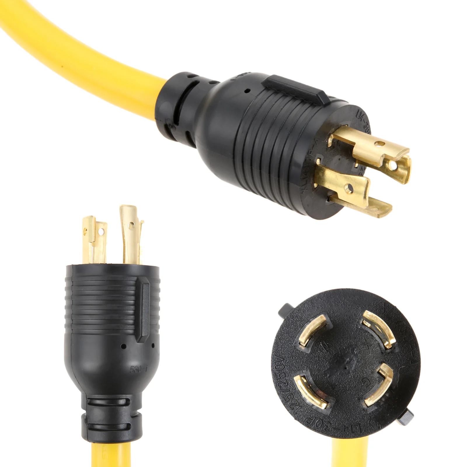 Cordon adaptateur de soudure L14-30P mâle à 6-50R femelle, 4 broches à 3 broches, cordon d'alimentat