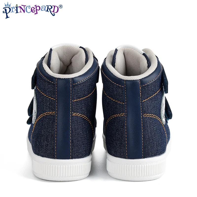 Chaussures orthopédiques pour enfants d'automne, baskets de sport bleues pour enfants avec semelle i