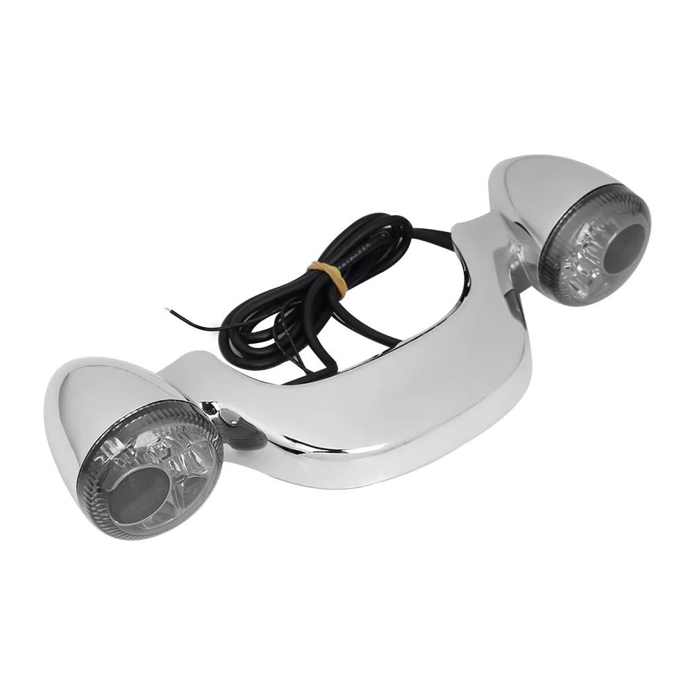 Clignotant arrière LED pour motos, barre lumineuse de stop, pour Harley Touring Street Road Glide CV