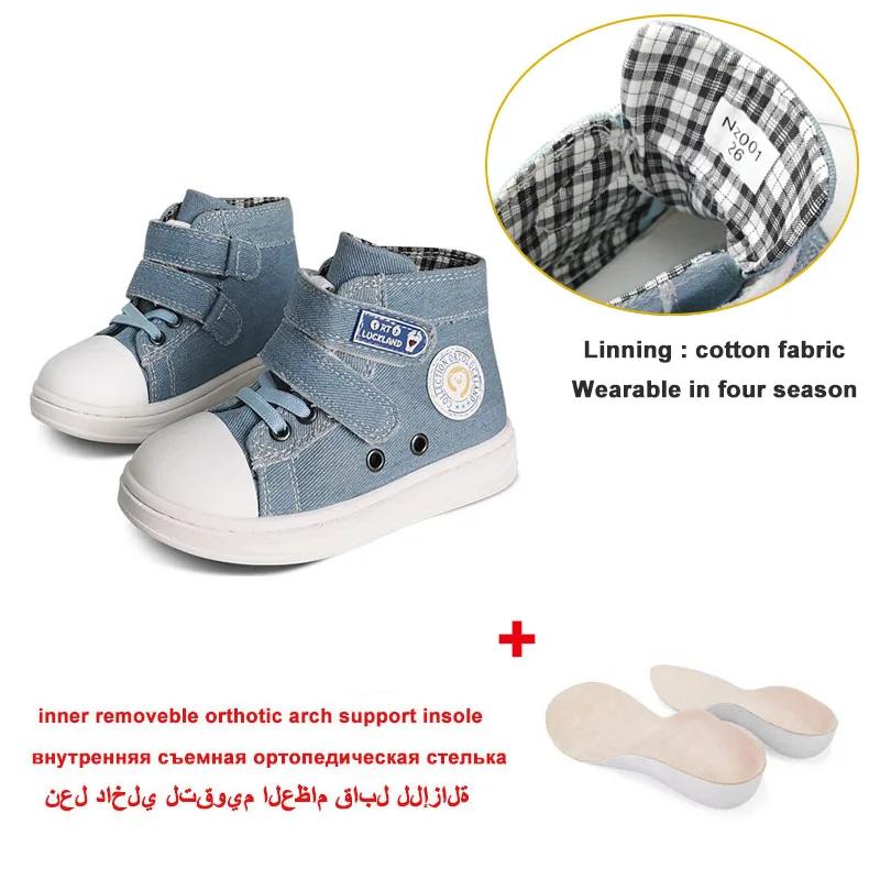 Toddler Orth4WD Chaussures pour Enfants Denim Toile Casual Running Chaussures Sportives Garçons Bol