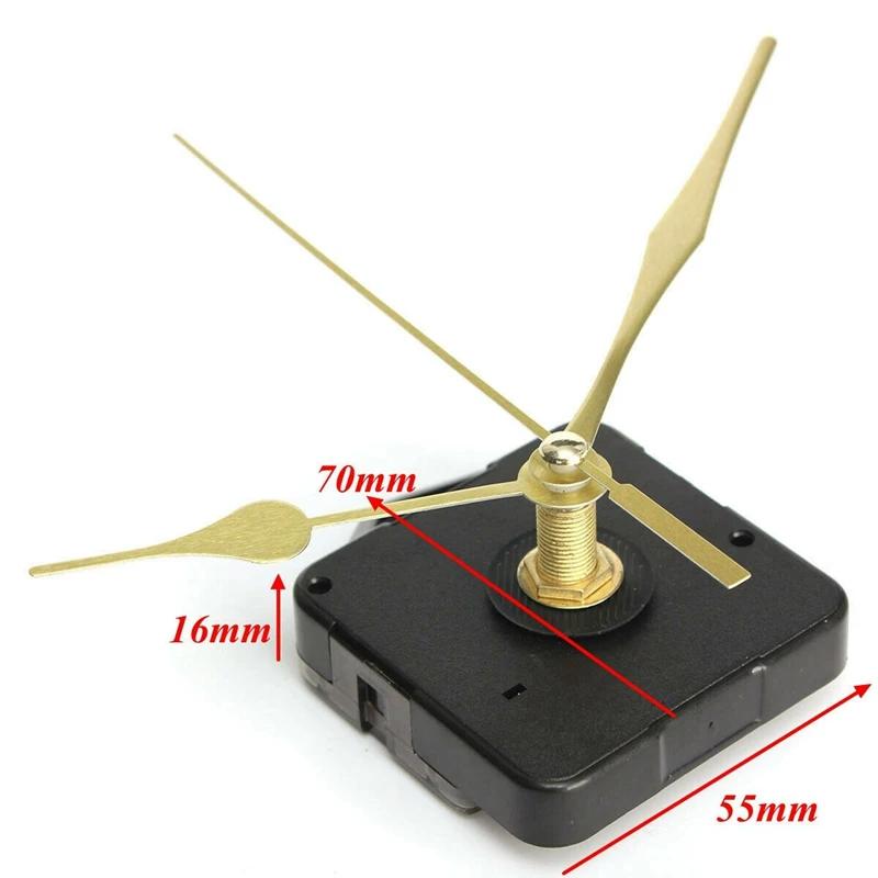 Mécanisme de mouvement d'horloge à quartz mural silencieux, aiguilles de broche, outils de réparatio